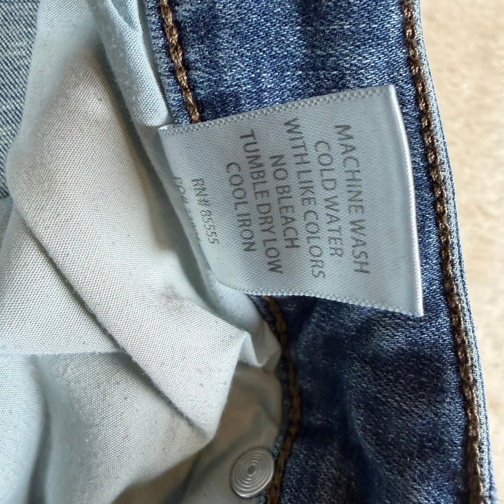 PISTOLA Women's Blue Denim High Rise Skinny Jeans Size 14W - Picture 6 of 10